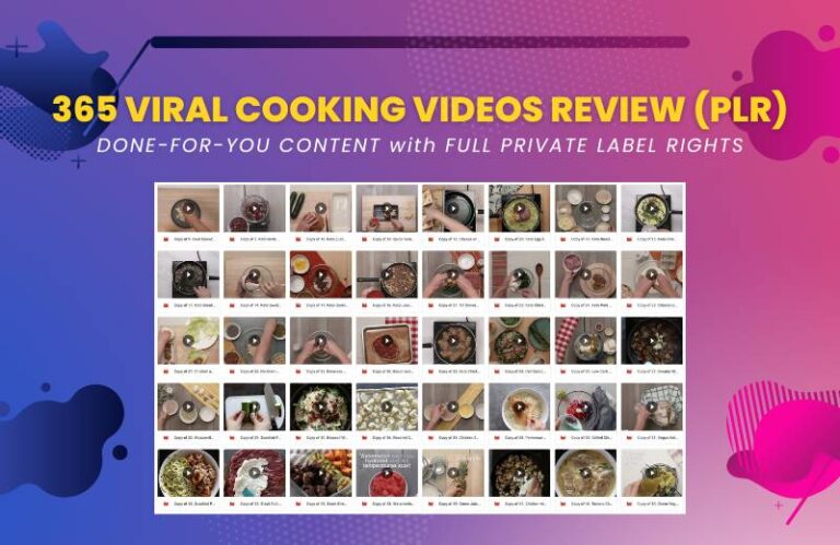 365 Viral Cooking Videos Review (PLR)